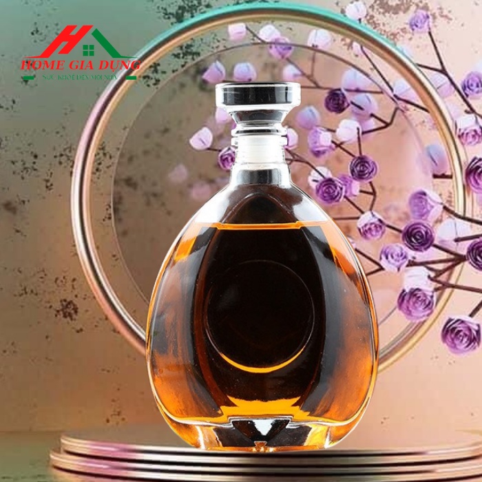 Vỏ chai thủy tinh đựng lục giác 500ml cao cấp