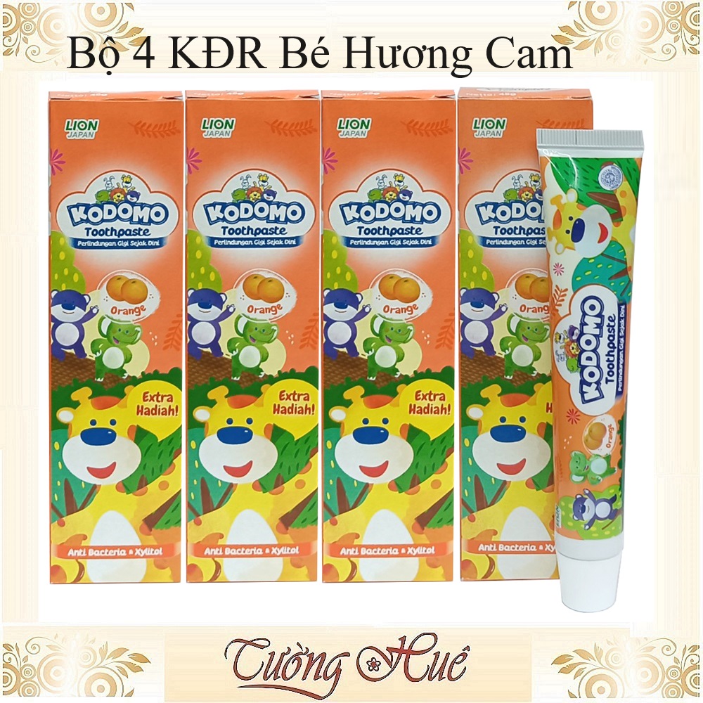 Kem đánh răng cho bé KODOMO 45g - hương cam