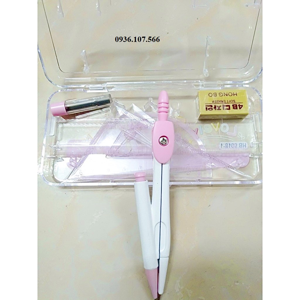 Bộ Compa 9018 - Thước Kẻ - Eke
