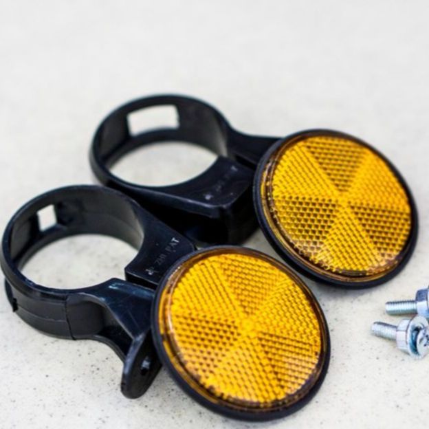 Mắt mèo/ đèn phản quang phuộc trước thương hiệu ZHIPAT gắn được các xe (240017)