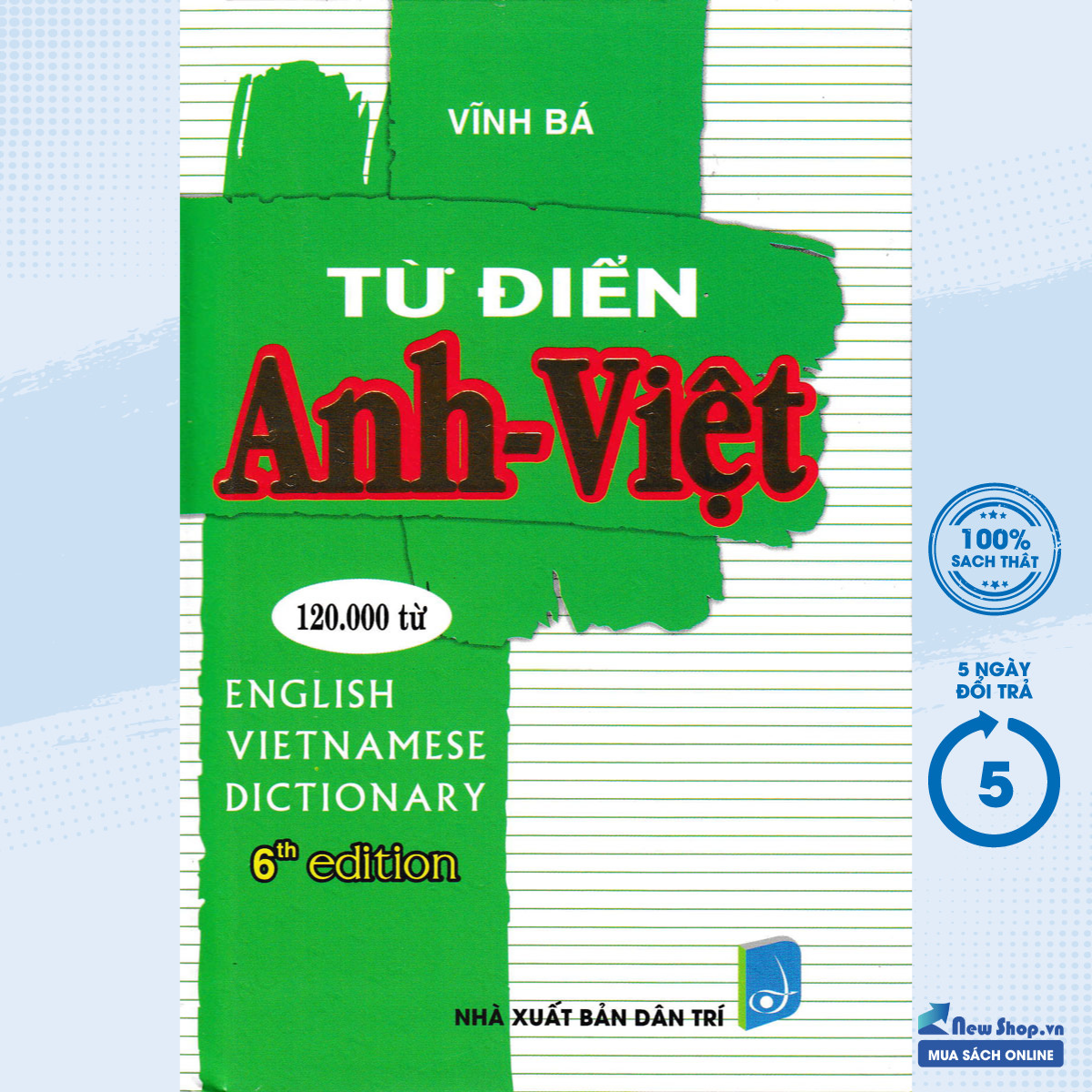 Sách - từ điển anh - việt 120.000 từ - - newshop