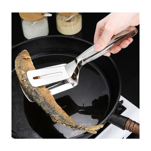 KẸP INOX 304 GẮP NÓNG THỨC ĂN MẪU MỚI 2020 , XẺNG GẮP) - XẺNG LẬT ĐỒ CHIÊN RÁN, KẸP BÍT TẾT - KẸP, XẺNG LẬT CHIÊN CÁ, TRỨNG, BÍT TẾT, ĐA NĂNG,  KẸP THỨC ĂN, KẸP PIZZA