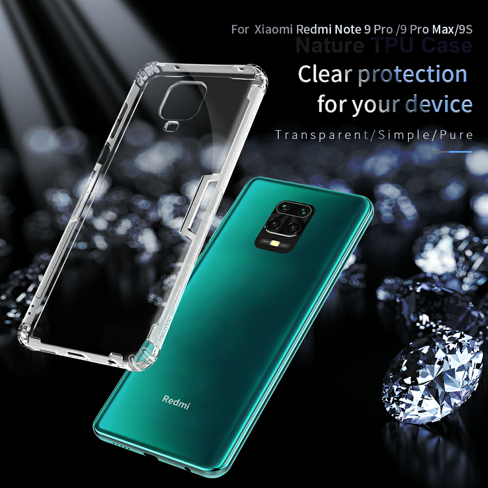 Ốp lưng Redmi Note 9s / Note 9 Pro silicon trong suốt cao cấp lâu ố vàng