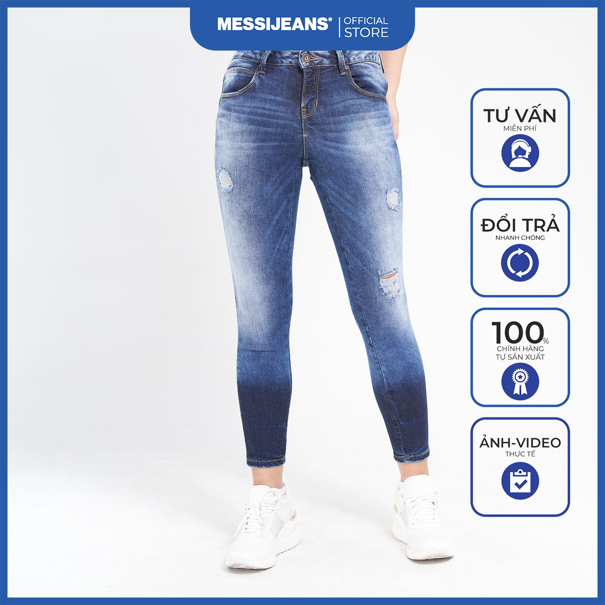 Quần Jean Nữ MESSI SJW-795-18