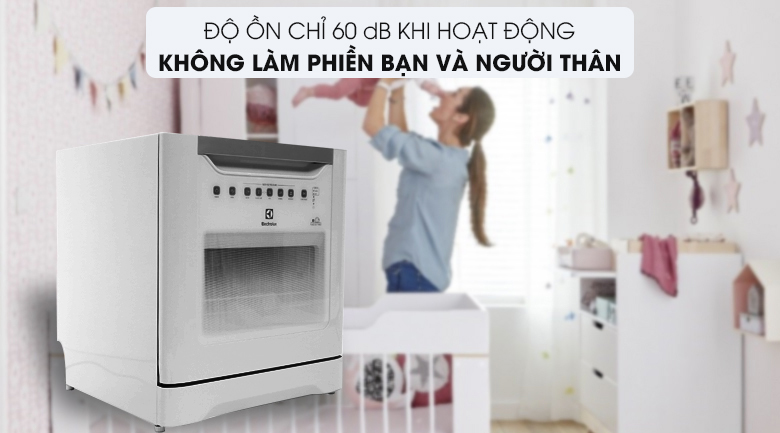 [HÀNG CHÍNH HÃNG  ]Máy rửa bát Electrolux ESF6010BW 1400w 8 BỘ