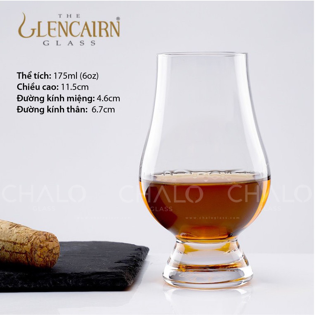 [THỦY TINH] Ly thủy tinh Whiskey Glencairn 175ml