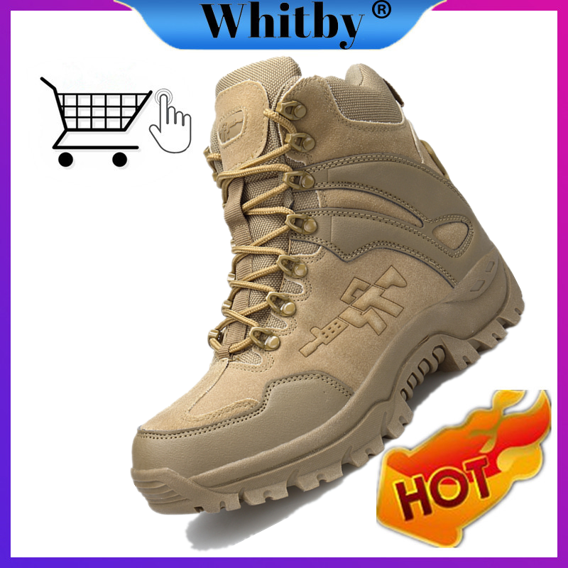Whitby Giày Đi Bộ Đường Dài Ngoài Trời Cho Nam Giày Thể Thao Sa Mạc Cao Để