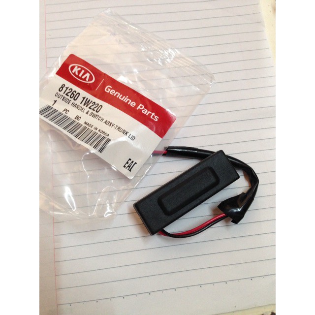 Nút Mở Cốp Tự Động Xe Kia Morning, Hyundai Grand i10, Picanto, Kia Rio, Hyundai Accent