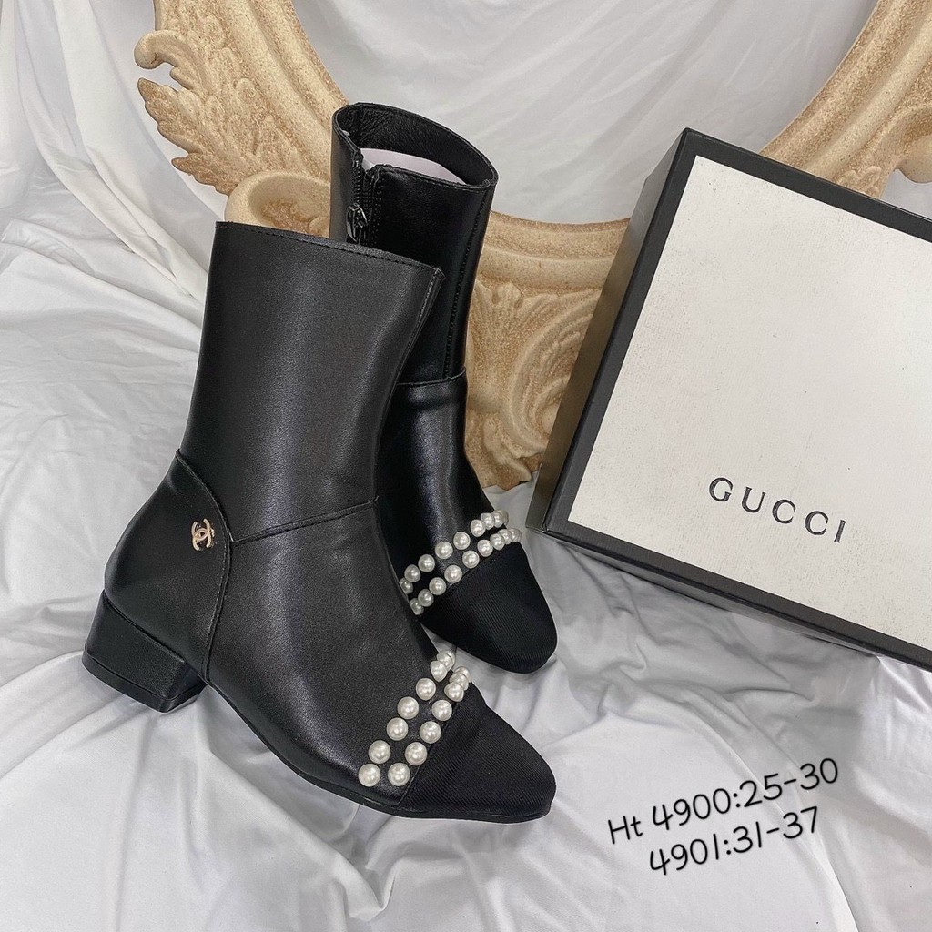 [HCM]Boot Da Sang Chảnh Xịn Xò Cho Bé Gái