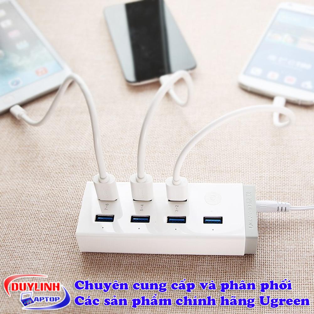 Bộ chia USB 3.0 ra 7 cổng - Hub USB 3.0 Ugreen 20296