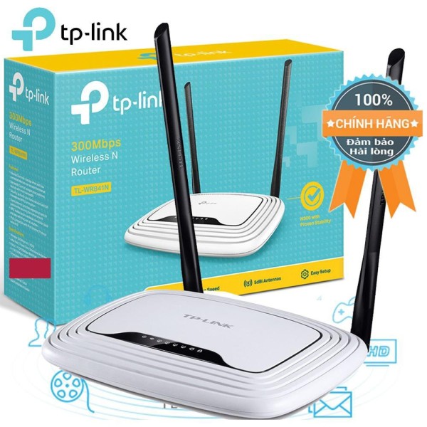 Bảng giá Bộ Phát Wifi TPLINK 841N , 2 Râu ,Tốc Độ 300Mbps, Hàng Bảo Hành 2 Năm Phong Vũ