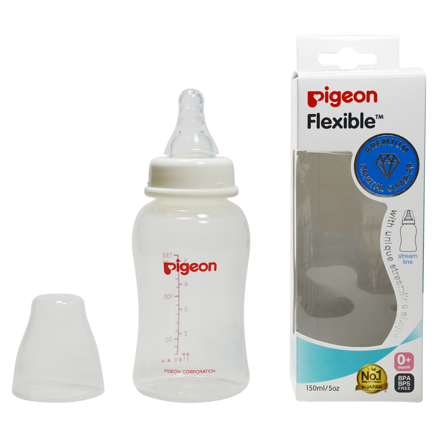 Bình sữa Pigeon Streamline 250ml / 150ml