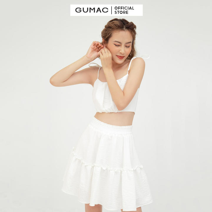 Áo 2 dây xếp nhún GUMAC mẫu mới AB575 – Gumac >>> top1shop >>> lazada.vn