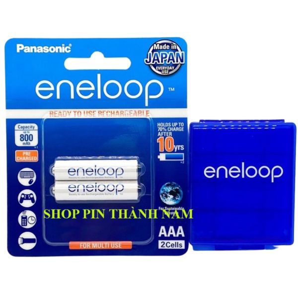 Pin sạc AAA Eneloop Panasonic 800mAh chính hãng BK-4MCCE