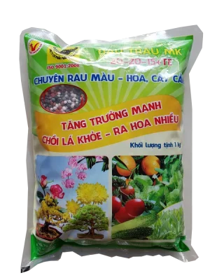 Phân bón MK NPK đa năng 20-20-15 cao cấp rau màu - hoa quả - cây cảnh PDT05 | Phởms Market