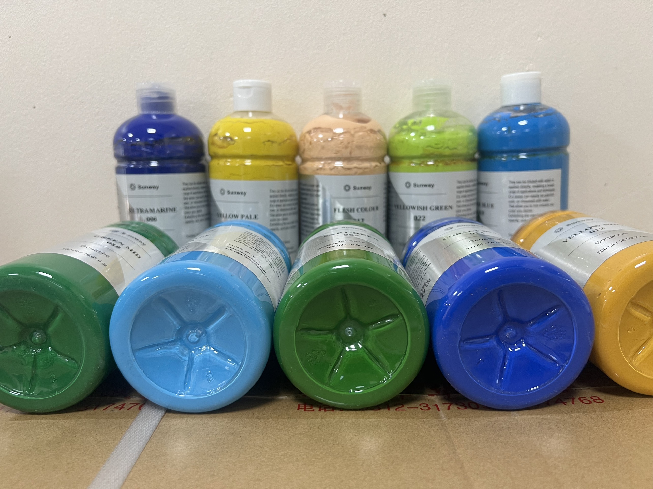 Màu Gouache,màu bột Sunway 500ml