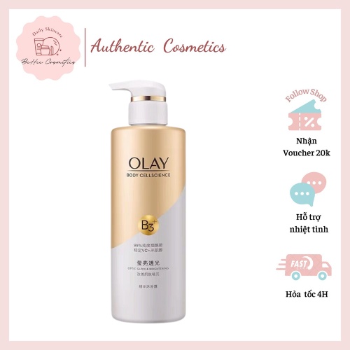 [MẪU MỚI] SỮA TẮM TRẮNG DA OLAY B3+ VITAMIN C - 500ML