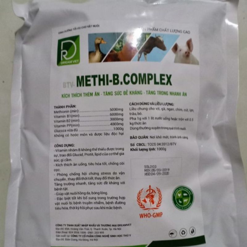 Bcomplex- kích thích tăng trọng 1 kg