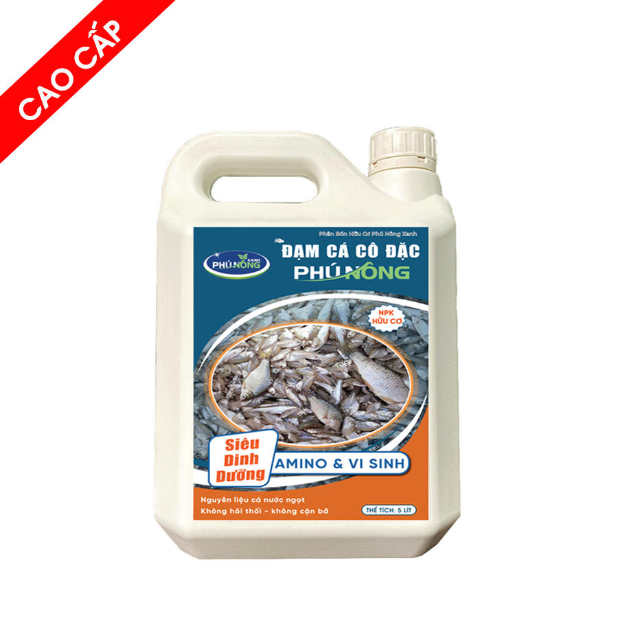 Đạm cá cô đặc SBC phân bón hữu cơ sinh học - can 5l/1L