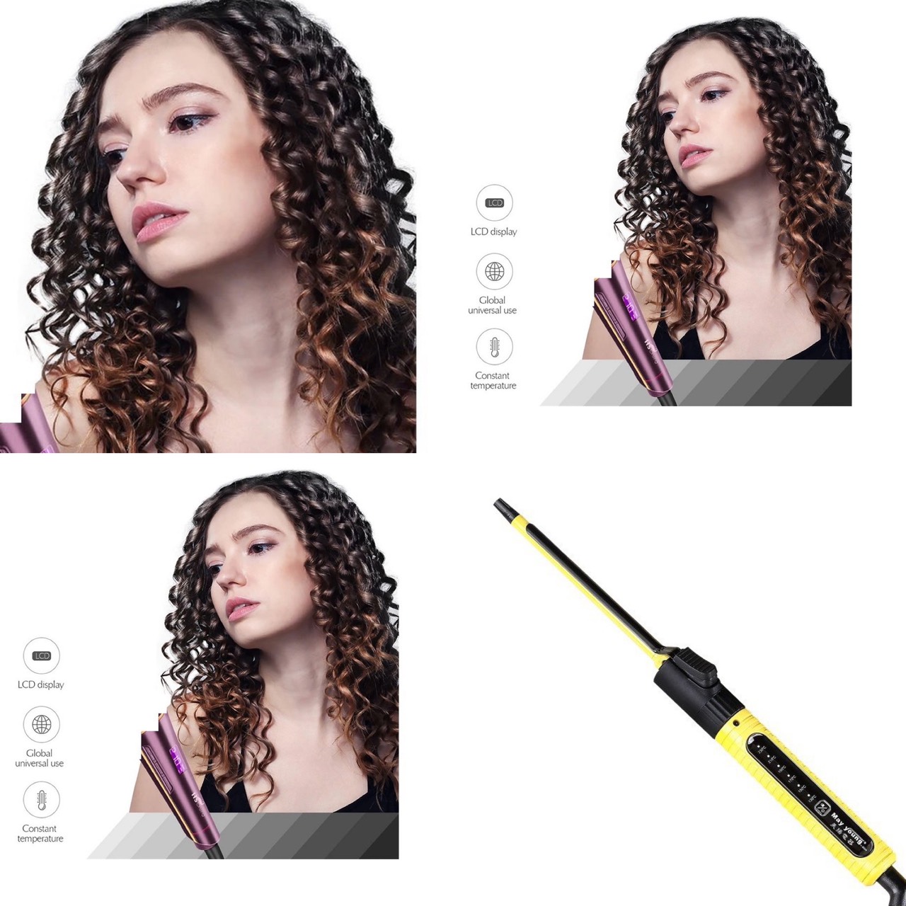 May Young M606 Gold Touch Hair Curler [Genuine]