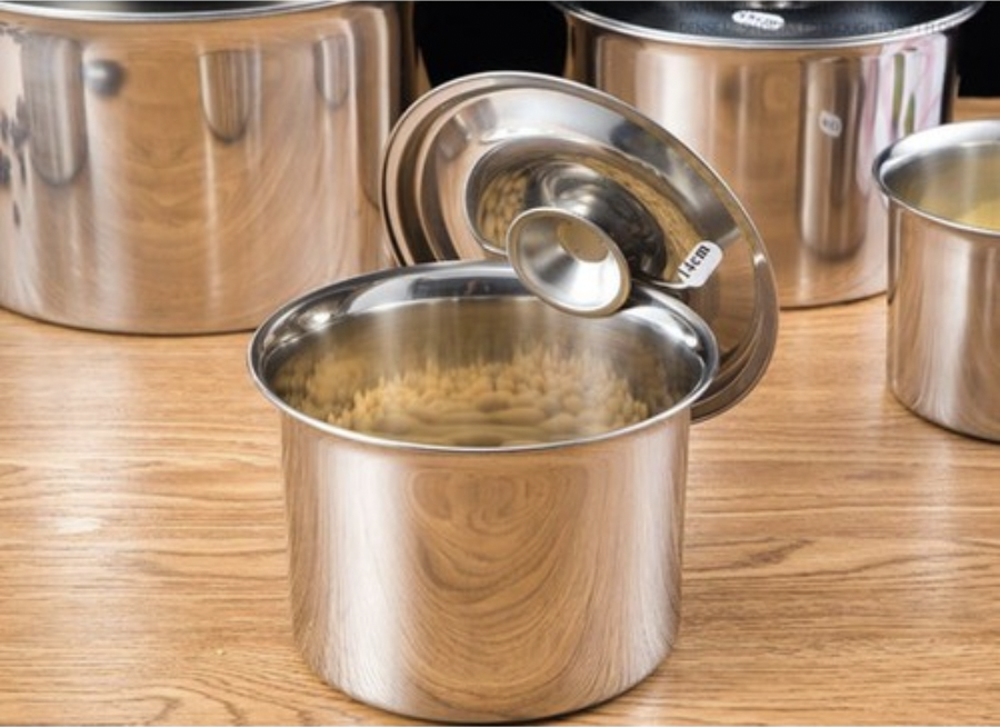 Thố INOX Đựng Gia Vị Có Nắp Đậy