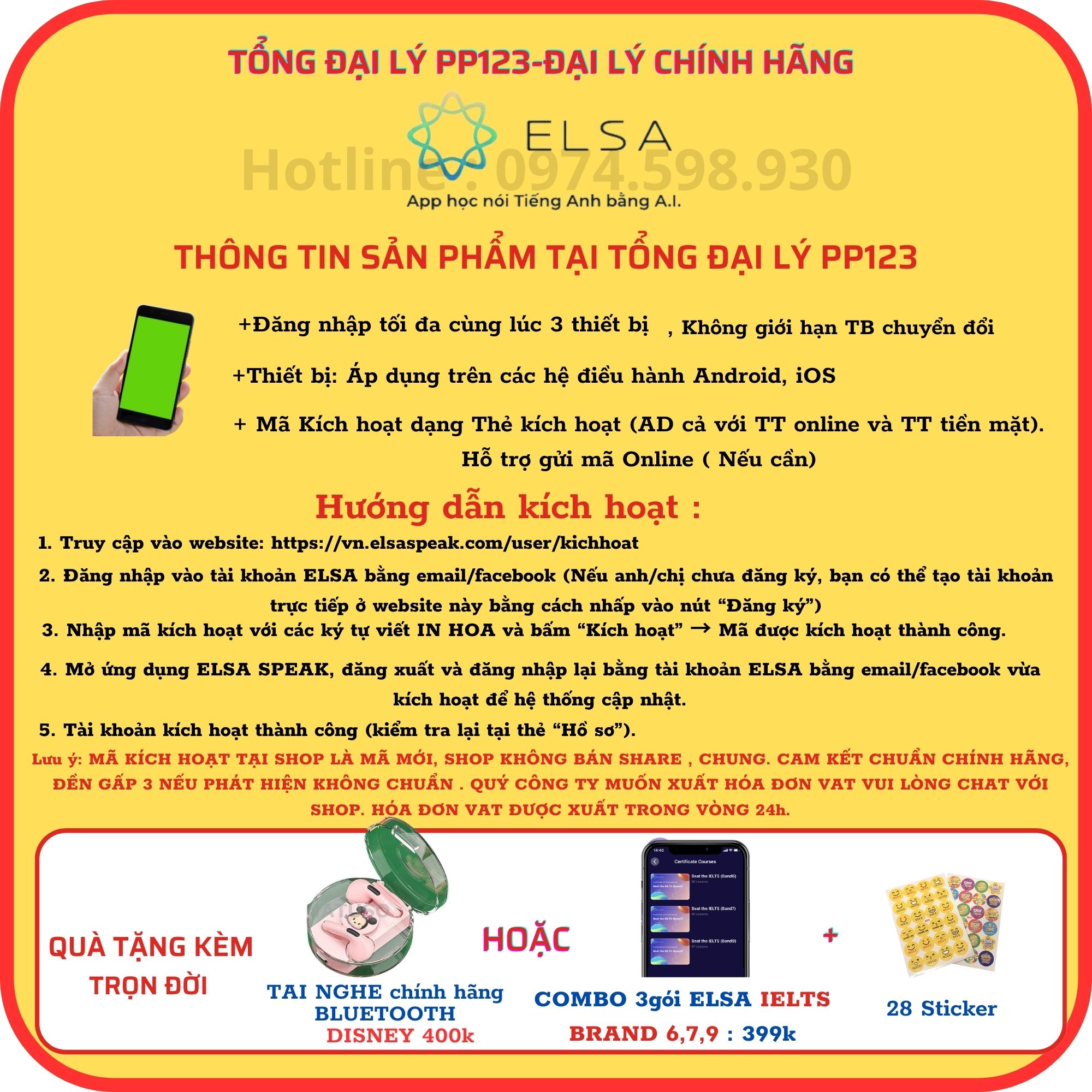 ELSA PRO Trọn đời -Tiếng anh online chất lượng cao