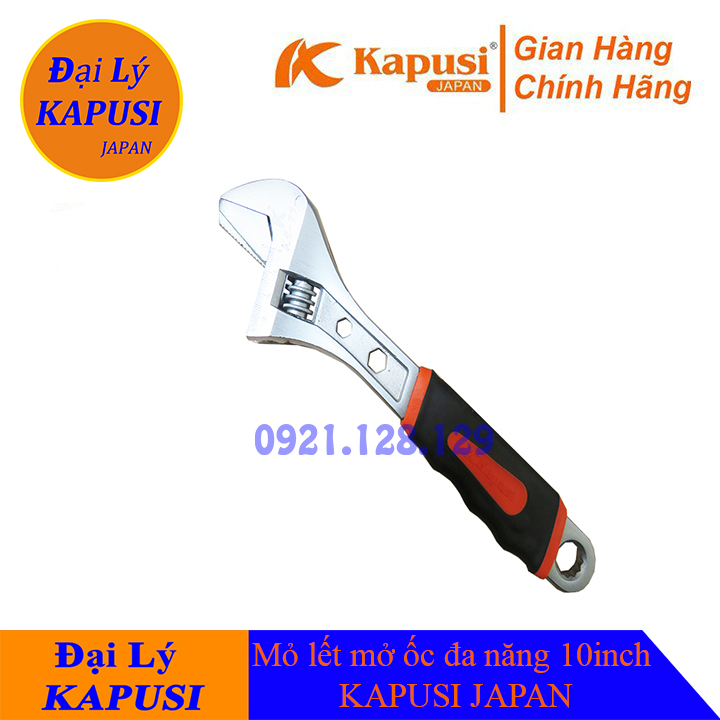 Mỏ lết, Mỏ mở ốc đa năng 10inch KAPUSI JAPAN