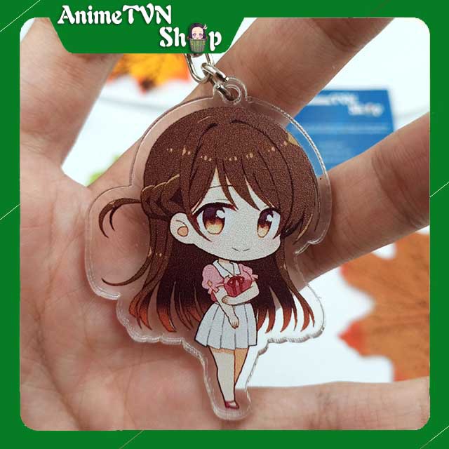 Móc khoá Mica anime/manga Kanojo Okarishimasu (Bạn gái thuê)- Nhựa Cứng Acrylic In 2 mặt sắc nét ( ảnh thật )