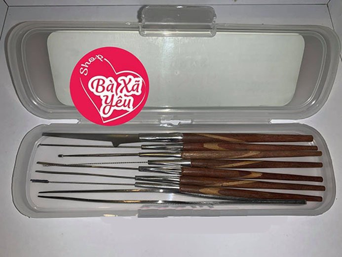 Bộ Ráy Tai Cây Gỗ Thanh Sơn 8 món