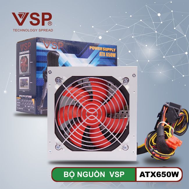 NGUỒN VSP ATX 650W