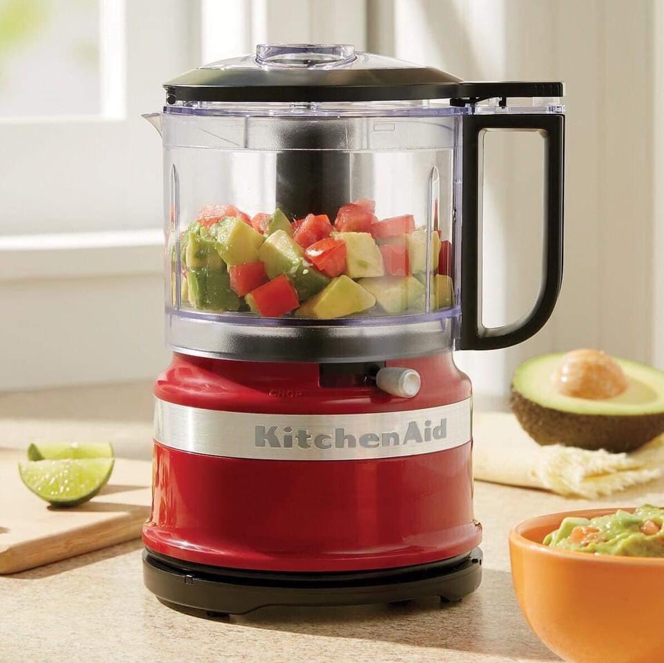 MÁY XAY THỊT, THỰC PHẨM ĐA NĂNG MINI KITCHEN AID KFC3516, MÀU ĐỎ