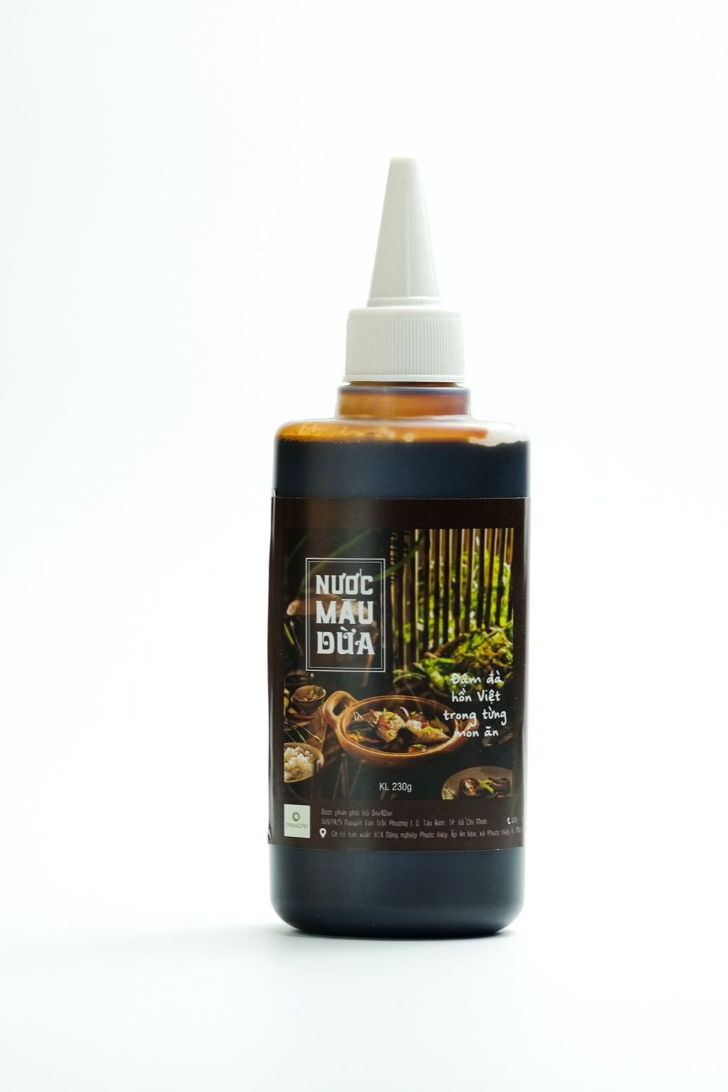 Nước Màu Dừa (Nước Hàng Dừa) Nguyên Chất Cao Cấp One4One (Gia Vị Cho Những Món Kho Việt) 230gr
