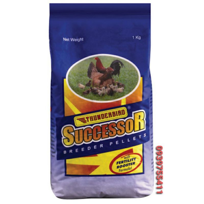1kg Ngũ Cốc Gà Đẻ Successor Thunder Bird Thức ăn Gà Mẹ Phil Ngũ Cốc Gà Mái đá Thức ăn Gà Mái Mẹ