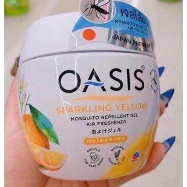 Sáp Thơm Phòng, Đuổi Muỗi OASIS Vàng Chanh