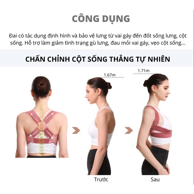 Đai Chống Gù DCG04 Dành Cho Mọi Lứa Tuổi
