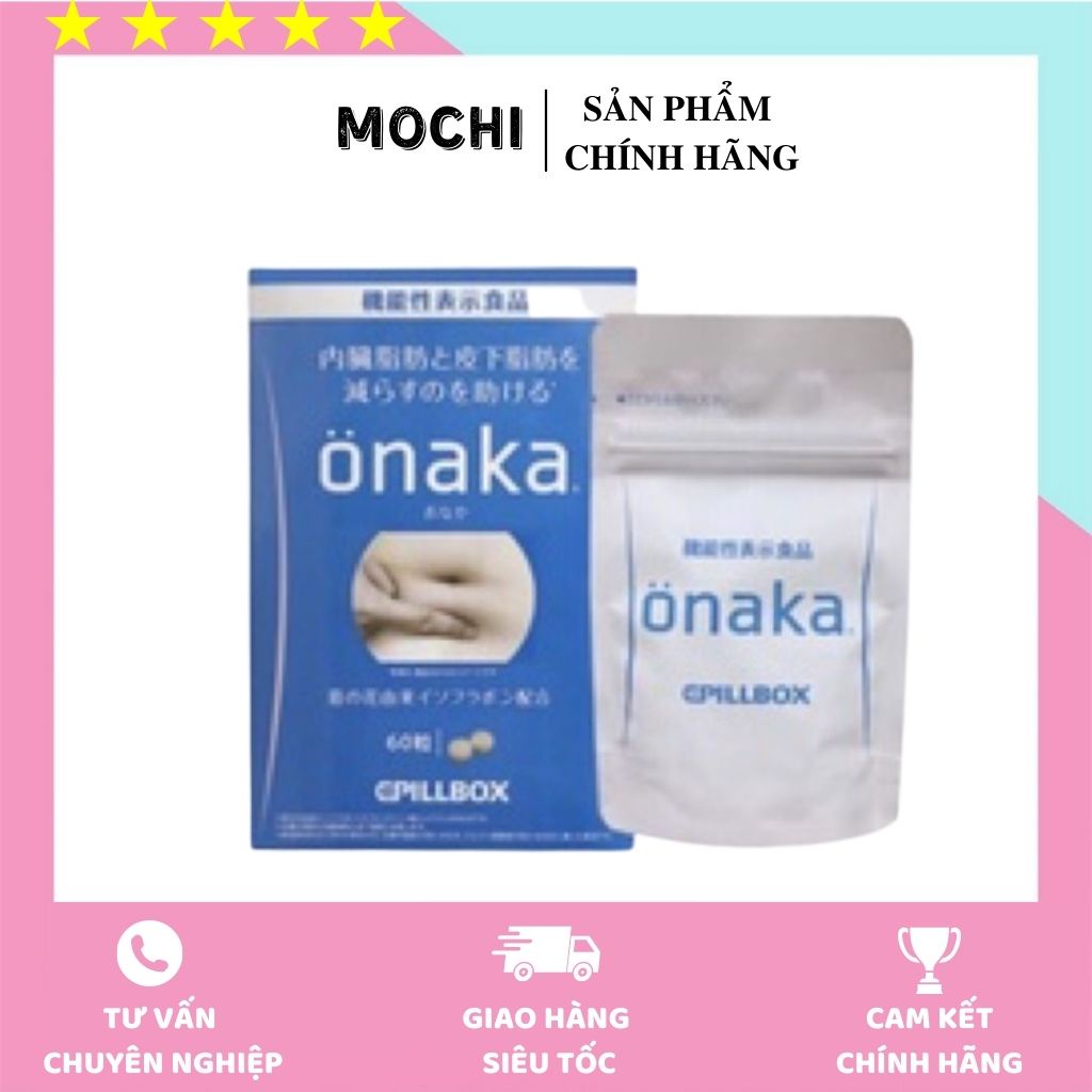 Viên uống giảm mỡ bụng onaka - 60 viên nhật bản