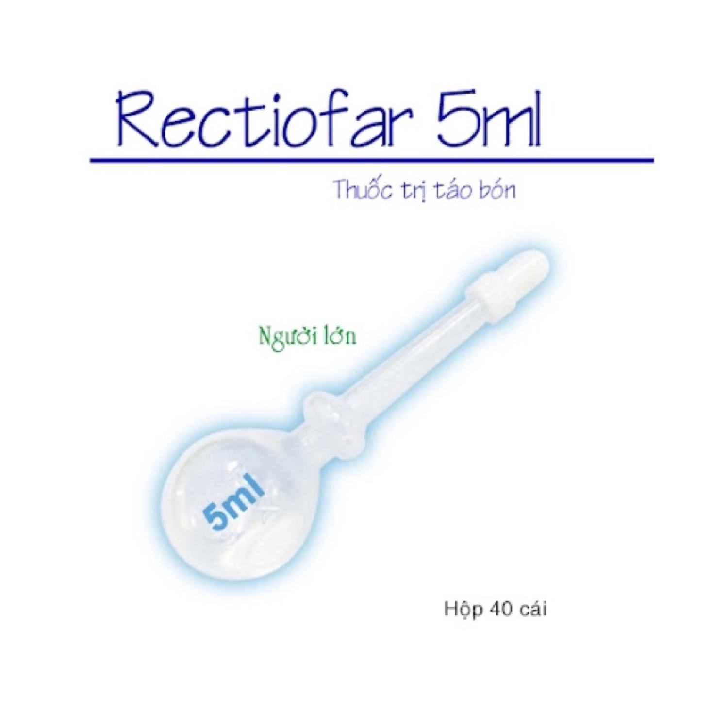 Rectiofa Bơm trực tràng táo bón