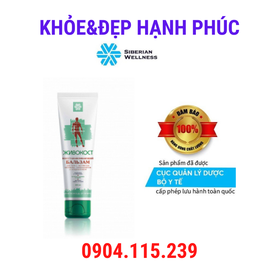 [ Gel xoa khớp - Siberian ] Kem chăm sóc da SIBERIAN WELLNESS Flex Rub BASIC – 100 ml/tuýp