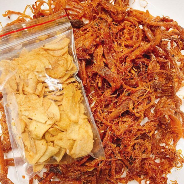 Khô heo cháy tỏi thơm ngon bổ dưỡng