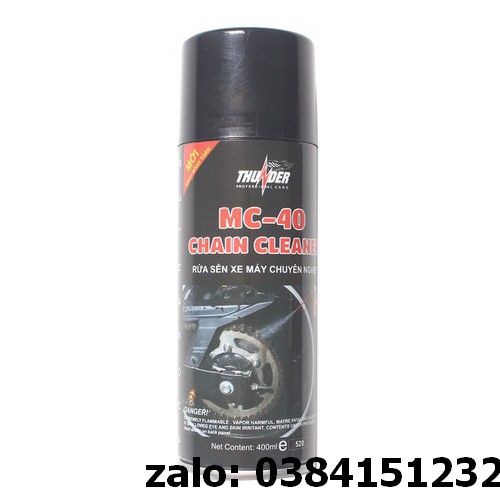 Rửa sên thunder mc-40 , vệ sinh sên thunder 400ml