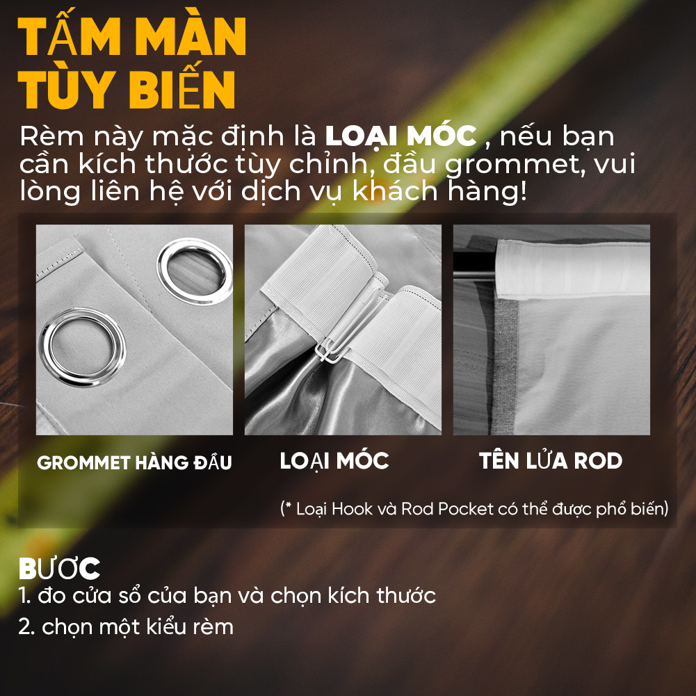 Napearl Rèm cửa vải tuyn màu trơn kích thước 100X260CM thích hợp trang trí phòng khách - INTL