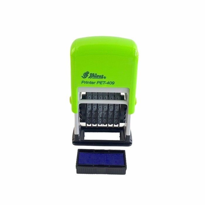 Dấu Shiny 6 số xoay thay đổi liền mực S-409 cao 4mm