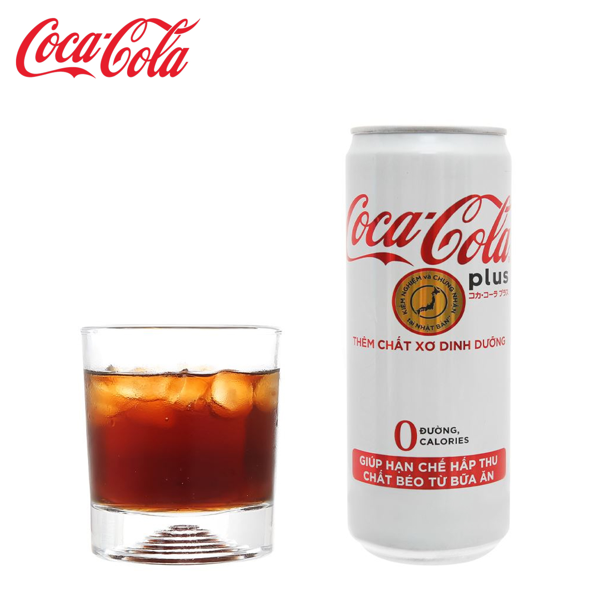 LỐC 6 LON NƯỚC GIẢI KHÁT COCA COLA PLUS 320ML