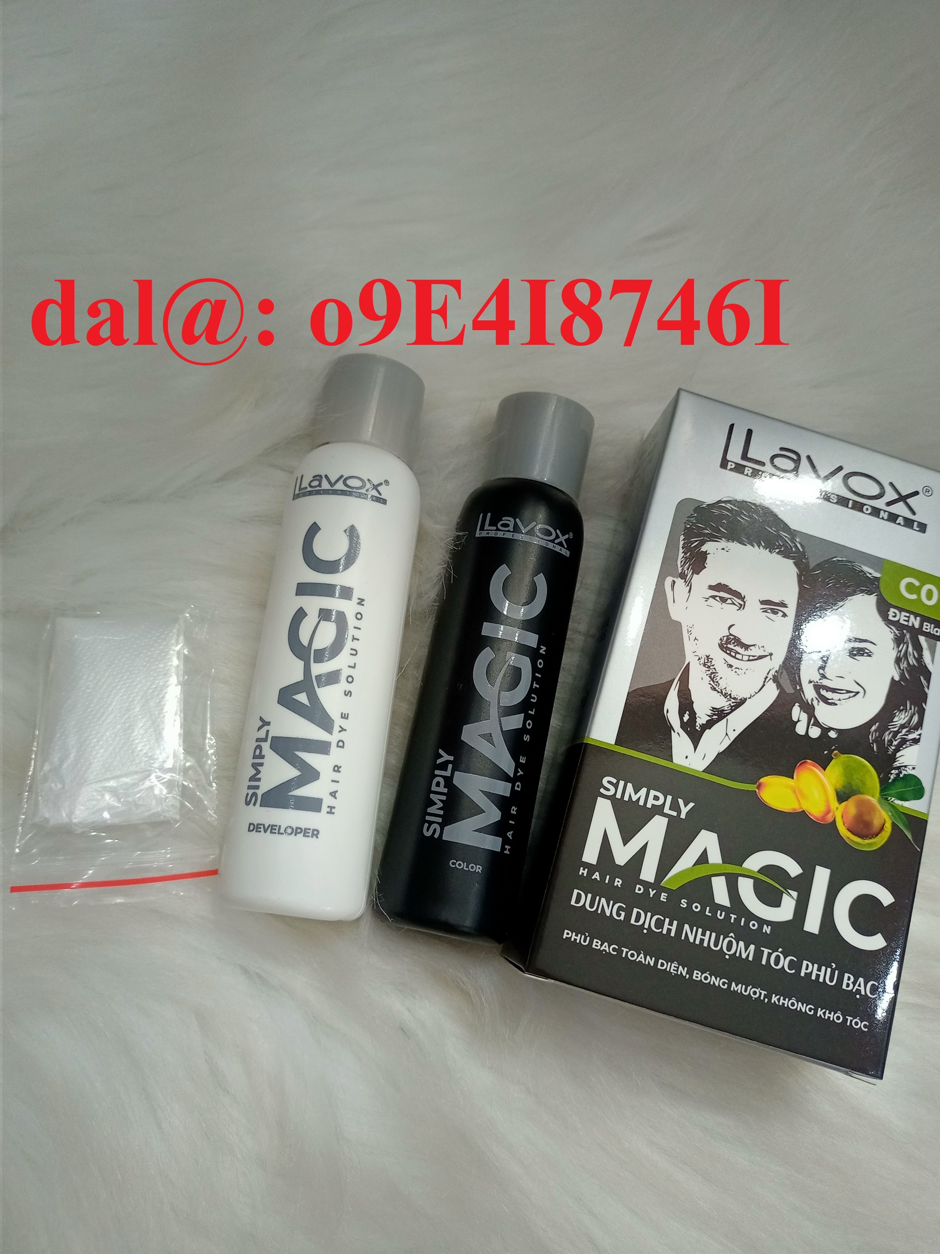Nhuộm tóc phủ bạc Magic