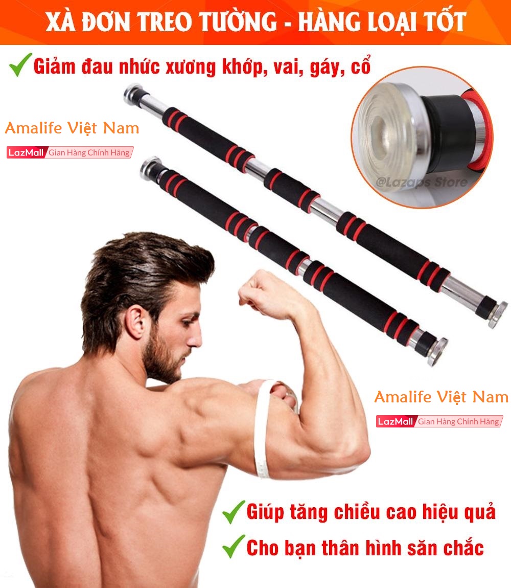 Xà Đơn Treo Tường Gắn Cửa Đa Năng Độ Dài Tùy Chỉnh Giúp Bạn Tập Gym