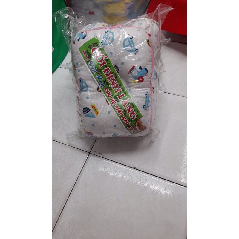 [HCM]Bộ gối đinh lăng sợi tre cho bé