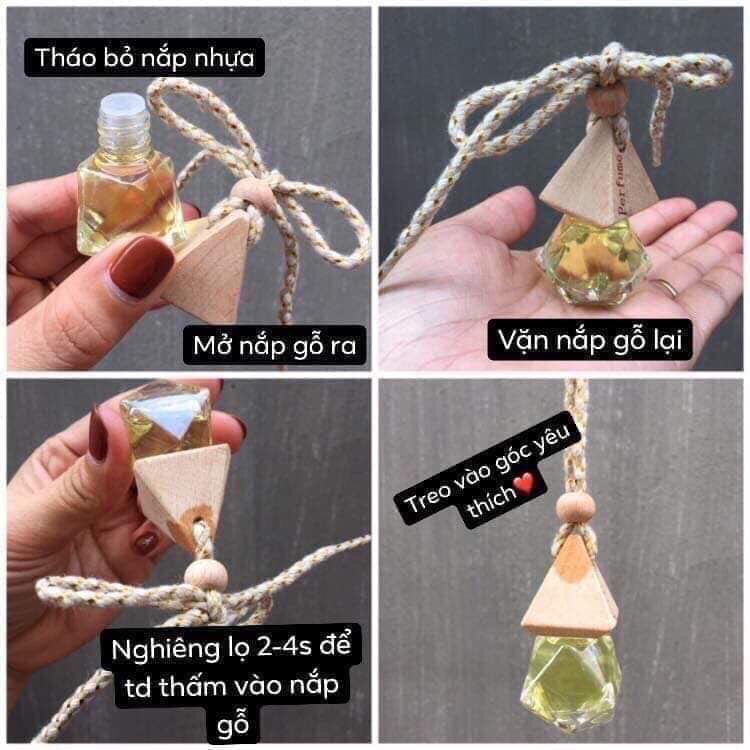 [HCM]Combo 2 dây treo tinh dầu sả chanh
