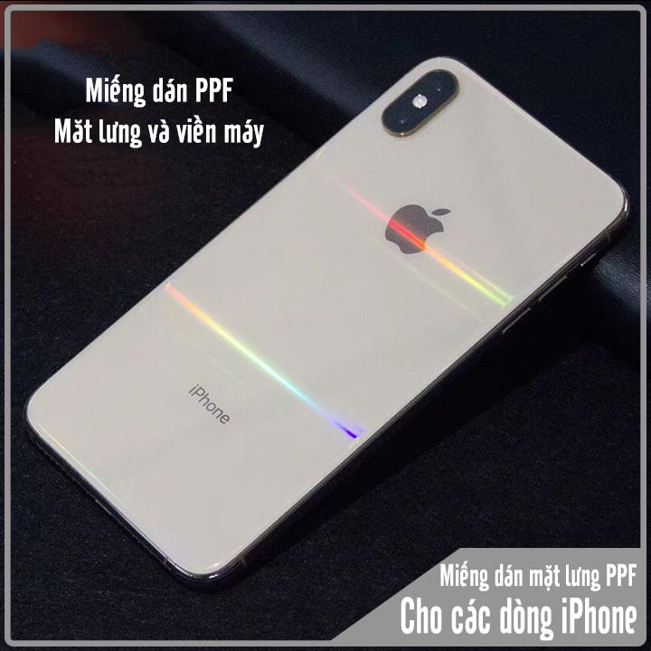Miếng Dán PPF Mặt Sau Cho iPhone Xs Max, Dán Lưng iPhone Xs Max
