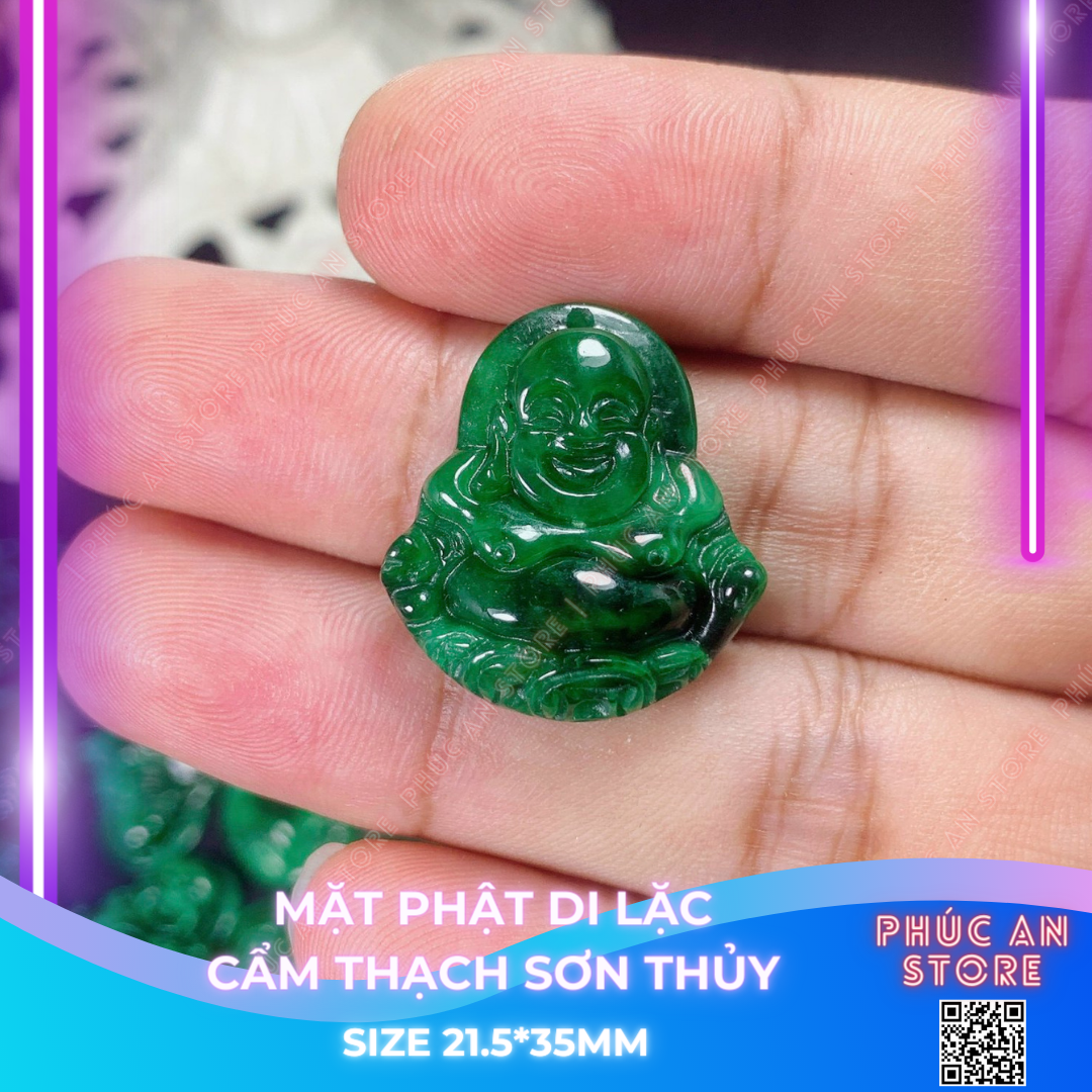 Natural jadeite jade painted glass pendant necklace natural jadeite jade 100% treatment