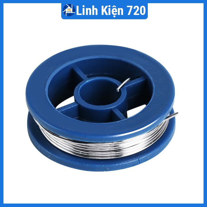 Thiếc hàn điện tử Sn63/37 0.8mm dài 90cm (giá 1 cuộn)